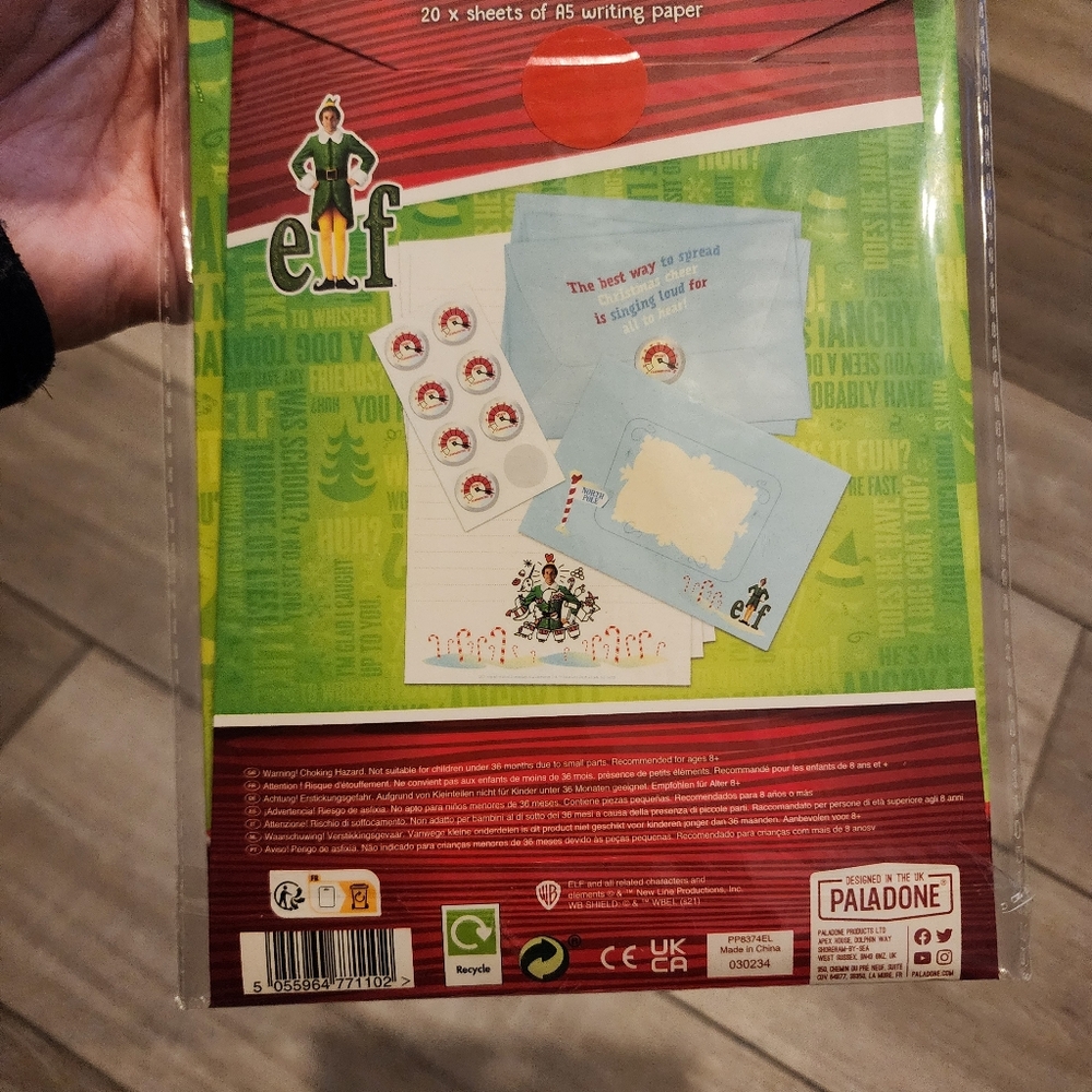 Elf Letter Writing Set - Picture 8 of 15